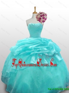 2015 Fall Elegant Quinceanera Dresses with Paillette and Ruffled Layers