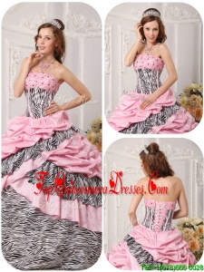 2016 Classical Ball Gown Multi Color Quinceanera Gowns with Beading