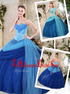 Beautiful Sweetheart Beading Quinceanera Gowns for Fall