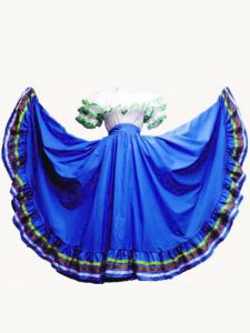 Floor Length Ball Gowns Short Sleeves Royal Blue Vestidos de Quinceanera Lace Up