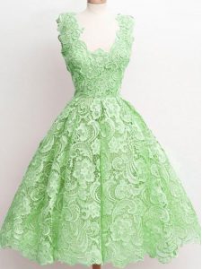 New Style Straps Sleeveless Lace Quinceanera Court of Honor Dress Lace Zipper