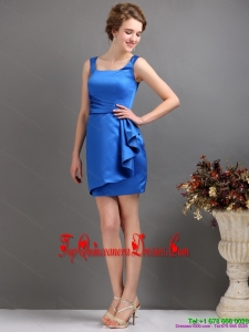 2015 Fashionable Mini Length Dama Dress with Ruching