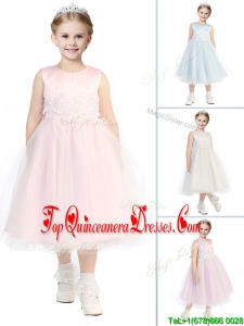 New Arrivals Scoop New Arrival Kid Pageant Dresses with Appliques and Beading