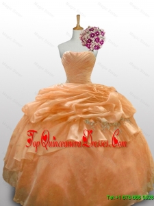 Luxurious 2016 Fall Quinceanera Dresses with Paillette and Ruffled Layers