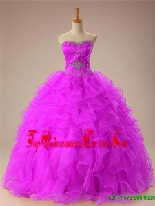 2015 Summer Pretty Sweetheart Quinceanera Dresses with Beading