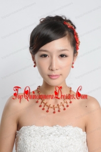 Elegant Alloy With Pearl Rhinestone Jewelry Sets