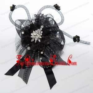 2014 New Arrival Fascinators with Beading Imitation Pearls and Rhinestone