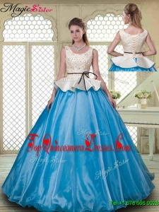 Classical Ball Gown Scoop Quinceanera Dresses with Beading