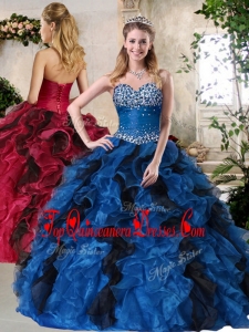 Top Selling Ball Gown Multi Color Quinceanera Dresses with Beading and Ruffles