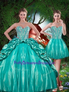 Pretty Sweetheart Beading Detachable Quinceanera Dresses