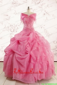 Custom Made Ball Gown Discount Quinceanera Dresses with Beading
