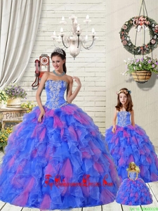 Organza Appliques Princesita Dress with Beading and Ruffles