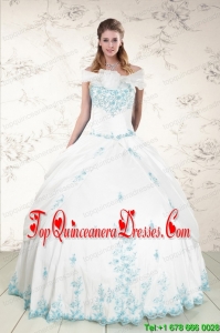 Appliques Strapless Beautiful Quinceanera Dresses for 2015
