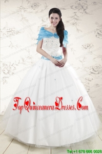 Beautiful White Quinceanera Dresses with Appliques