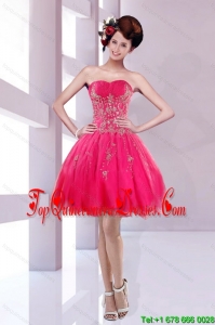 2015 New Style Sweetheart Quinceanera Dama Dresses with Embroidery