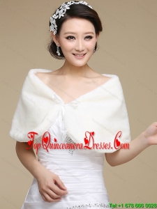 Faux Fur Open Front Shawls for Wedding Party