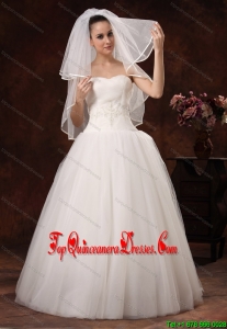 Two Layers Tulle Elbow Length Popular Wedding Veil