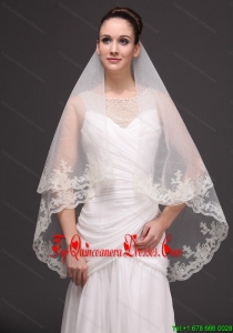 Lace Tulle Discount Bridal Veils For Wedding