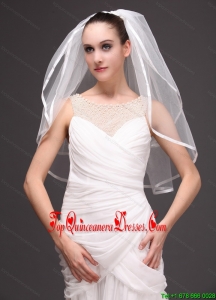 Graceful Lace Organza Bridal Veil