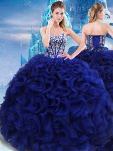 Sleeveless Beading Lace Up 15 Quinceanera Dress