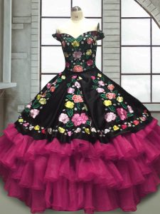 Floor Length Ball Gowns Sleeveless Multi-color Ball Gown Prom Dress Lace Up