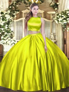 Latest Olive Green Sleeveless Floor Length Ruching Criss Cross Quinceanera Gowns