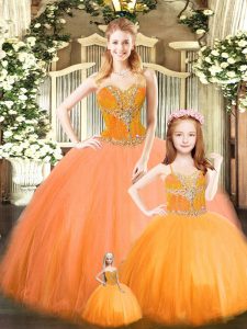 Glorious Sleeveless Beading Lace Up Quinceanera Dresses