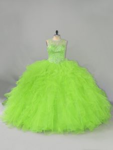 Ball Gowns Sleeveless 15th Birthday Dress Lace Up