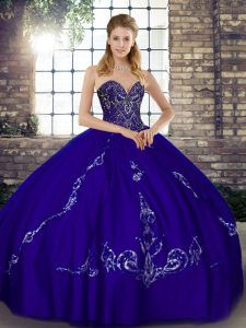 Floor Length Ball Gowns Sleeveless Purple Quinceanera Dress Lace Up