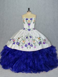 Custom Fit Sweetheart Sleeveless Tulle Quinceanera Gowns Beading and Embroidery Lace Up