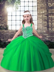 High Quality Sleeveless Tulle Lace Up Little Girls Pageant Dress Wholesale for Party and Sweet 16 and Wedding Party