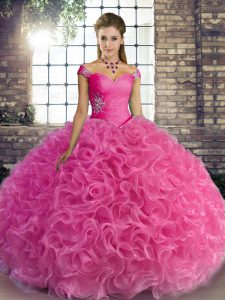 Adorable Sleeveless Beading Lace Up Quinceanera Dresses