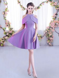 Super Short Sleeves Ruching Zipper Dama Dress for Quinceanera