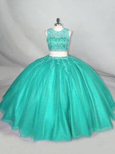 Enchanting Sleeveless Beading Zipper Quinceanera Dresses