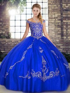 Luxury Sleeveless Lace Up Floor Length Beading and Embroidery 15 Quinceanera Dress