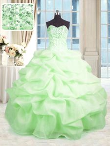 Floor Length Ball Gowns Cap Sleeves Fuchsia Quinceanera Gowns Lace Up