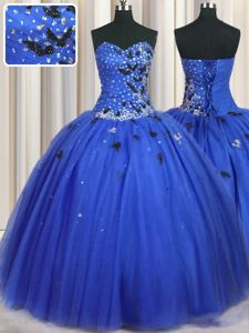 Colorful Zipper Up Sweetheart Sleeveless Organza Vestidos de Quinceanera Beading and Appliques Zipper