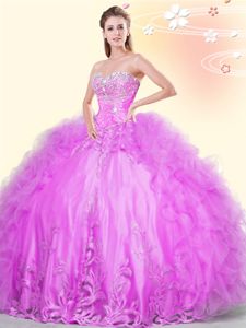 Stunning Floor Length Vestidos de Quinceanera High-neck Sleeveless Backless